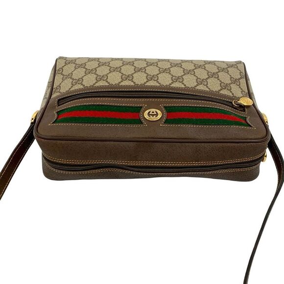 Gucci Old Gucci GG Logo PVC Leather Shoulder Bag - Picture 6 of 10